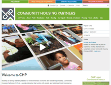 Tablet Screenshot of communityhousingpartners.org
